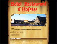 Tablet Screenshot of dhofstee.be